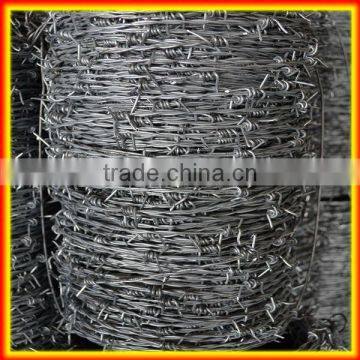 14 gauge galvanized barbed wire/isolation network galvanized barbed wire