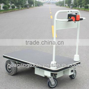 Electric Flatbed Trolley With Big Wheels For Transportation