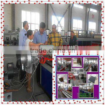 PP PE PVC WPC Skirting Board Production Line/WPC Profile Machine photo-2