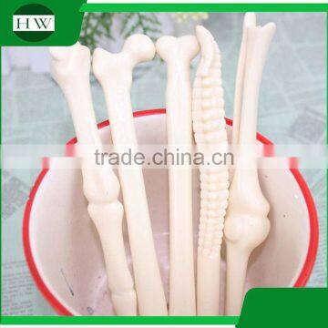 Promotional Wholesale Cheap Funny School Office Stationery Mini Cartoon Plastic Bone Roller Ball Point Pen photo-4