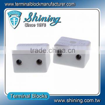 TC-152-A High Temperature 600V 15A 2 Way Porcelain Terminal Block photo-2
