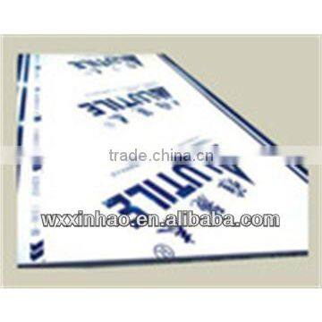 Colorful printed protective film for stainless steel