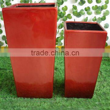 2017 European Style Tall Tapered Square Planter for Sale photo-3