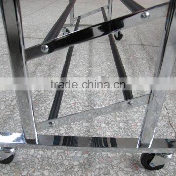 Vivinature 50 Pairs Rolling Shoes Rack and Chrome Shoes Tower photo-5