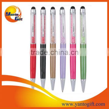 2016 New Fashion Touch screen crystal pen