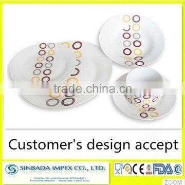 promotional ceramic tableware sets,cheap restaurant dinner set