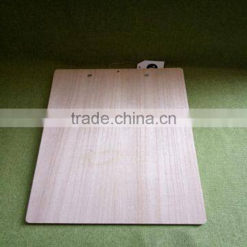 A4A5A6 Wood Clipboard With Flat Metal Clip Restaurant Menu Holders for Coffee Catering Memo Clipboard Promotion Gift photo-4