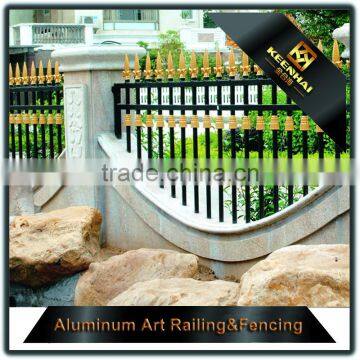 Garden Decoration Powder Coated Metal Cast Aluminum Garden Fence Post