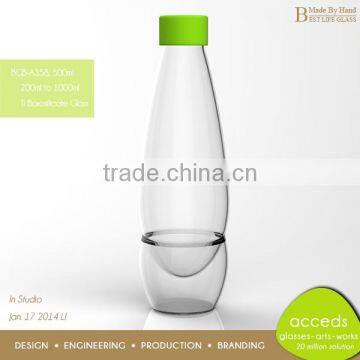 Promotion Transparent Fancy Glass Cola Bottle photo-4