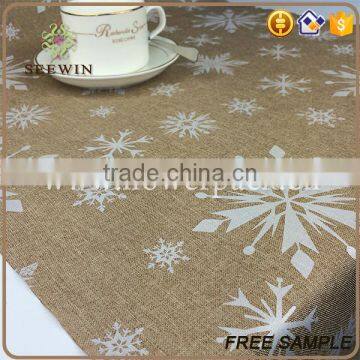 Home Textile Decorative Printed Artificial Snowflake Table Runner photo-2