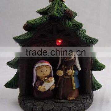 Polyresin 3d Baby Jesus Birth Craft Holy Family Figurines photo-6