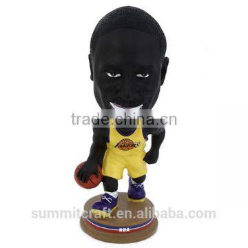 Resin Basketball Star Action Figure Bobble Head Figurines photo-6
