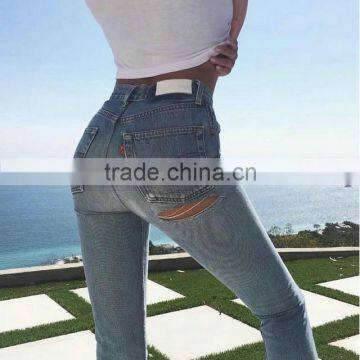 Women Jeans 2017 Ladies Jeans Top Design Women Available for Custom Made photo-3