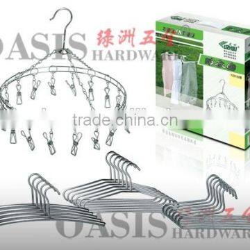 Wire 201 Stainless Steel Foldable Drying Cloth Hanger/cloth Rack photo-3