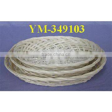 High Quality And Cheap Oval Wicker Plate