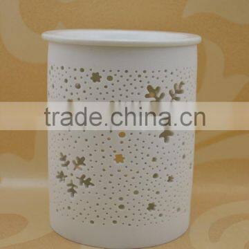 Ceramic Aroma Oil Burner With Tealight Candle for Wholesale photo-3