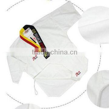 Wholesale OEM Logo Good Quality 100% Cotton Short Sleeve Taekwondo Uniform photo-2