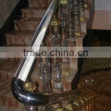 crystal glass staircase