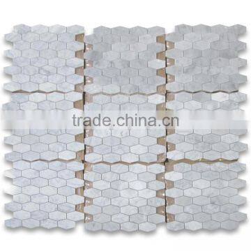 MM-CV265 Best Sell Interior Wall Designs Natural Stone Long Hexagon Mosaics photo-2