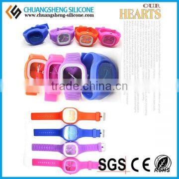 2015 NEW Design Soft Silicone Jelly Digital Watch for Kids photo-4