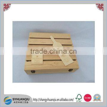 Caoxian Factory supply cheap wooden wine box, case ,crate for wholesale