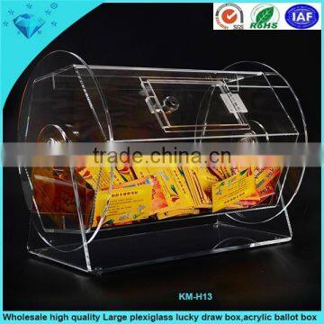 Acrylic Vote Display Box With Door and Locker photo-5