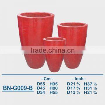 GLAZED CERAMIC OUTDOOR POT BN-G009 photo-2