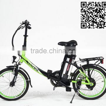 CE 20'' aluminum frme electric bike foldable bike with 36V lithium battery