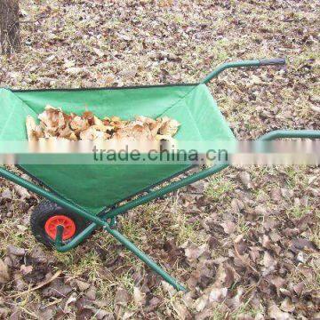 folding fabric tray wheelbarrow