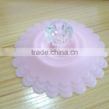 Silicone Cup Lids - Diamond Mug Cover - Silicone Glass Cover Suction Lids for Coffee and Tea Cup photo-5