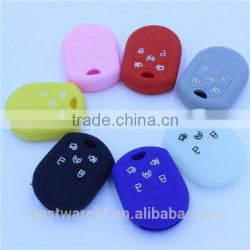Funny Silicone Promotion Gifts, 5 Buttons Silicone Car Key Case Shell for Ford Remote Keys photo-5