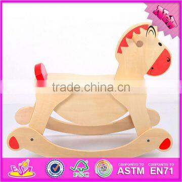 2016 New Fashion Baby Wooden Diy Rocking Horse, Hot Sale Kids Wooden Diy Rocking Horse W16D063 photo-3