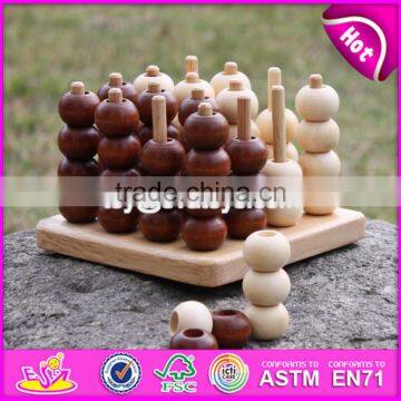 2017 New Design Educational Beads Wooden Toddler Stacking Toys W13D115 photo-3