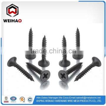 Plastic strip drywall screw/Black Phosphating collected drywall screw