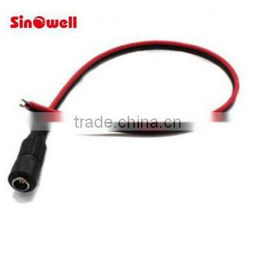Flat Type 22AWG dc Cable Plug for CCTV 30cm 5.5*2.1mm photo-3