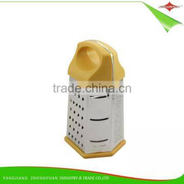 ZY-N5041 Stainless Steel Cheese Vegetable Box Multi Purpose Grater Zester With Container photo-2