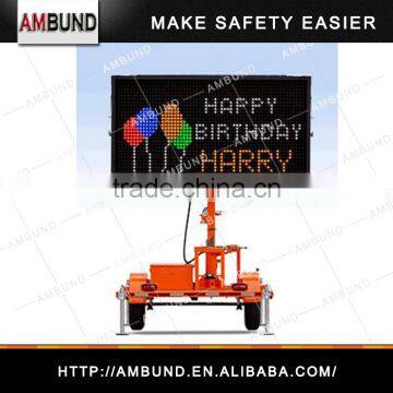 VMS-COLOR Outdoor Variable Message Signs Mobile Led Screen Board Dynamic Message Signs Display Vms Trailer photo-3
