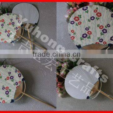Hot selling bamboo Japanese hand fan for promotion