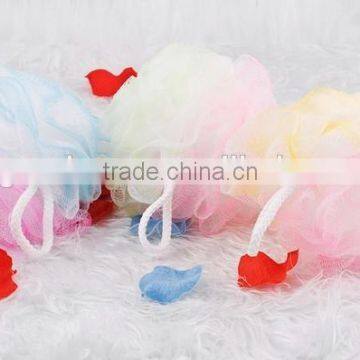 Nylon Made Scrub Mesh Net Bath Ball Cleaning Tool Soft Exfoliate Puff Sponge