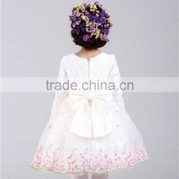 Autumn New Style Toddler Girl Floral Dress For Party Birthday Ceremonies Girls Dress Children Kids Clothes Vestido De Daminha photo-4