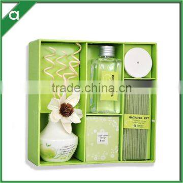 Fragrance Oil Wooden Sticks, Sola Flower Diffuser, Incense Sticks and Beads Sachet Set photo-3