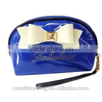 Elegant women candy color cosmetic bag fashion handbag