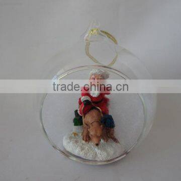 Crystal Balls Dollarma One Dollar Cheapest XMS Christamas Bear Deer Santa SnowFlake Glass 156054-15059 photo-2