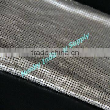 Garment Fabric 3mm Matte Silver Aluminum Sequin Cloth