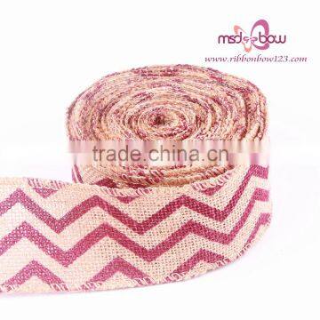 Professional Linen Drawstring Printed Jute Ribbon photo-3