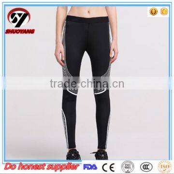 Wholesale Slim Women and Men Tights Yoga Running Workout Fitness Leggings Pant photo-5
