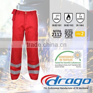 NFPA2112 cotton/nylon fireproof safety cargo pants