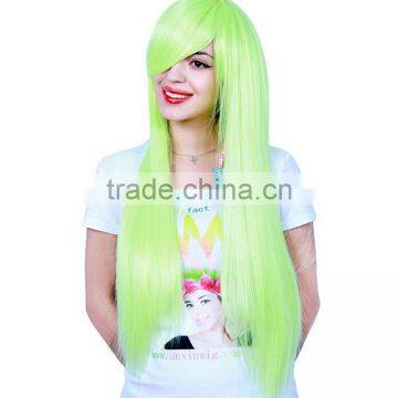 Bright Colorful Women Synthetic Hair Wig Halloween Cosplay Costume Party Wigs High Quality photo-2
