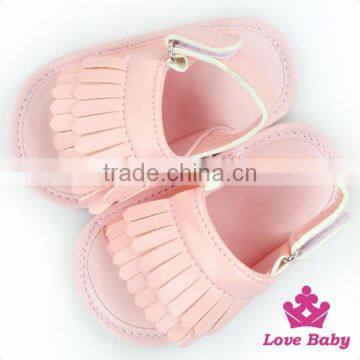 G5X-134 Love Baby Wholesale Summer Infant Soft Soft Sole Cool Cute Tassel Slippers photo-4