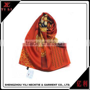 2015 New Design Chinese Classic Style Pattern Silk Scarf photo-3